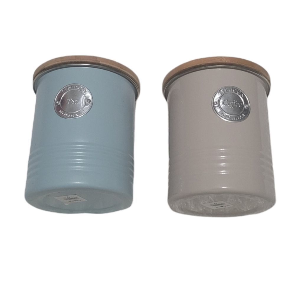 New tea and coffee canisters